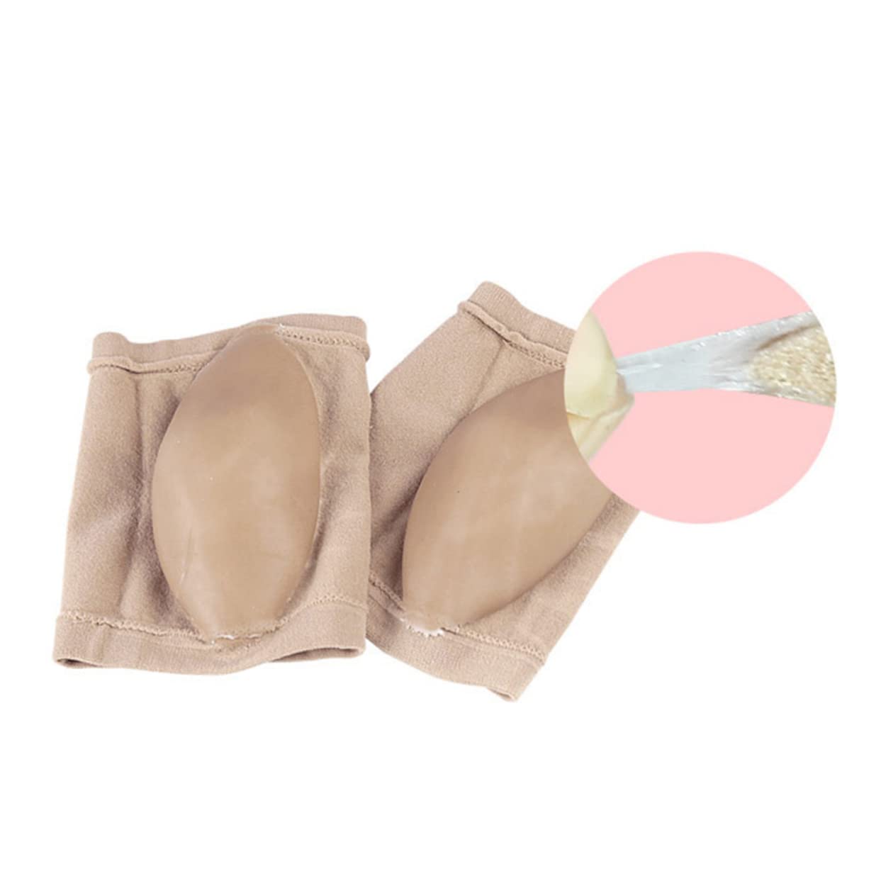 Ipetboom Daily Use Moisturizing Socks Gel Heel Socks for Women Grips Toe Covers