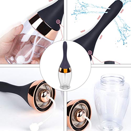 ARTIBETTER Lâmpada Enema Elétrica Recarregável Enema Ducha Anti Refluxo Limpador Anal de Limpeza Vag