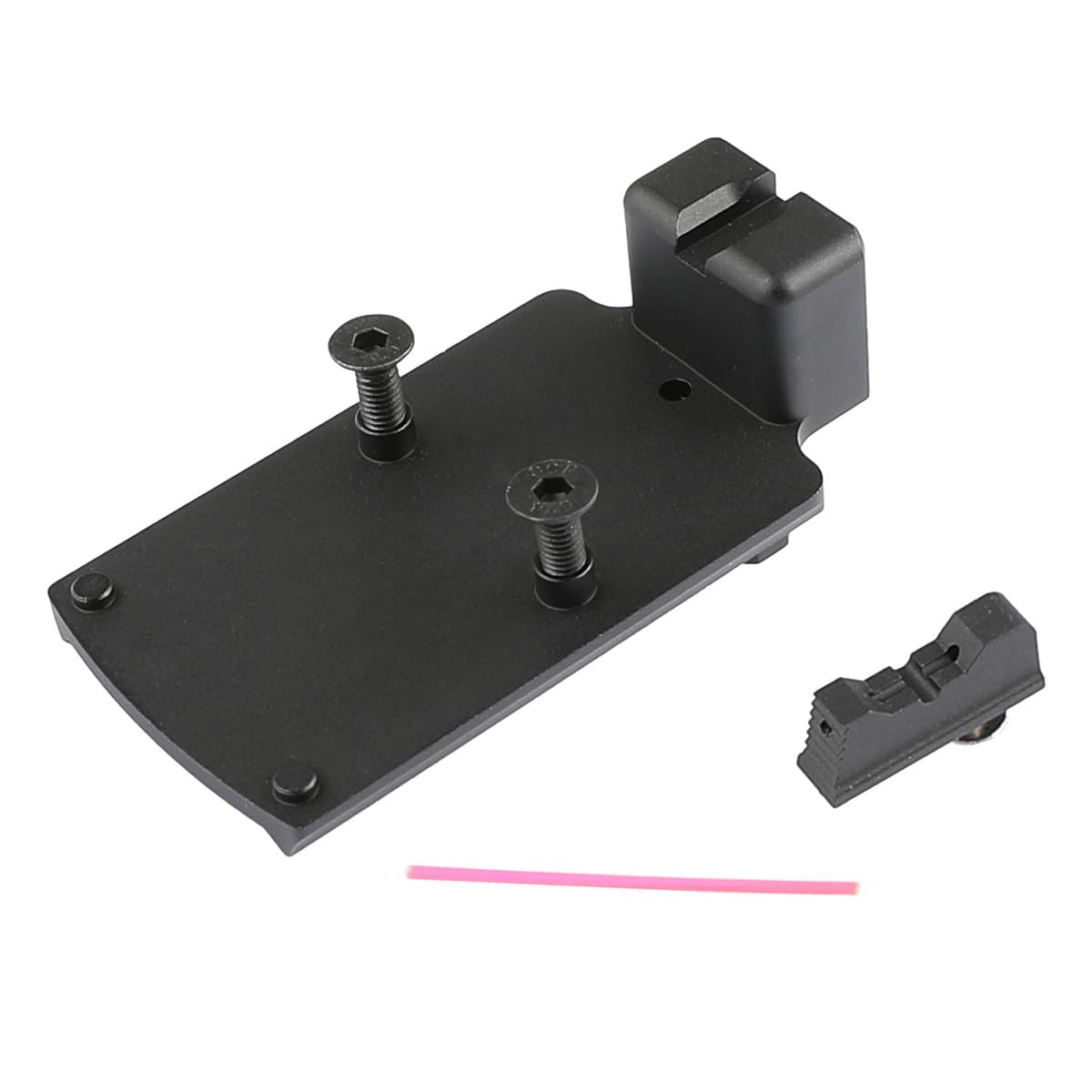 Amazon | Airsoft Artisan Glock RMRマウント/ファイバーフロント