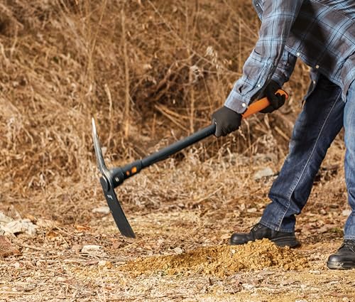image for Fiskars Pro IsoCore Dual-Ended Pickaxe and Hoe – 36-Inch Shock-Absor