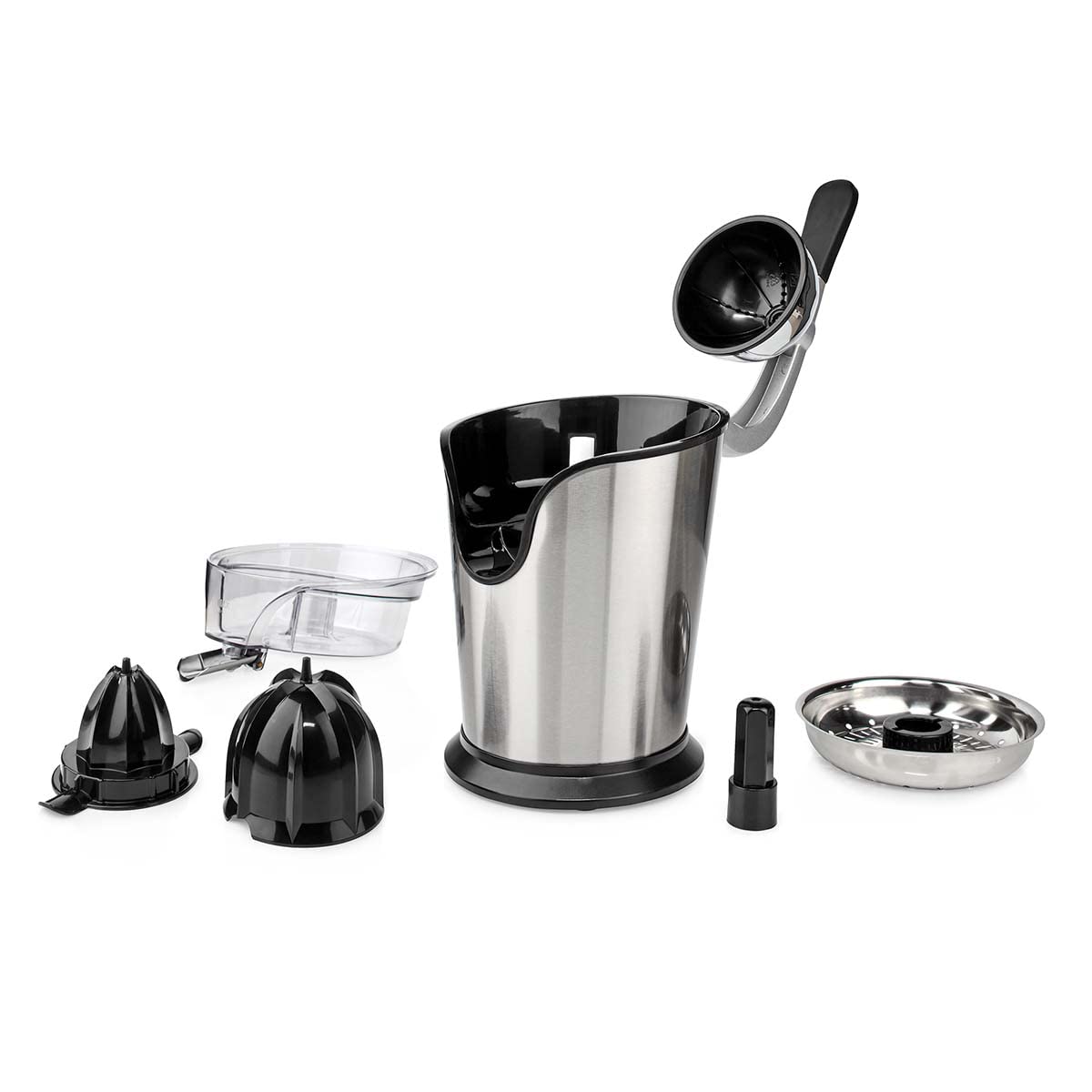 Nedis Presse-agrumes - 100 W - Aluminium/Noir