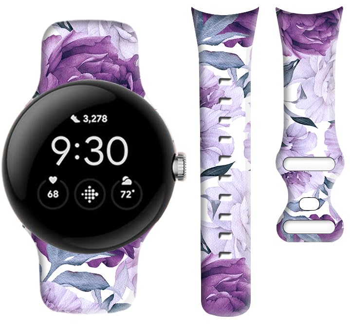 OZLNKPJL Compatible Pixel Watch 2 Band, Soft Silicone Waterproof Sport Replacement Strap for Women & Men