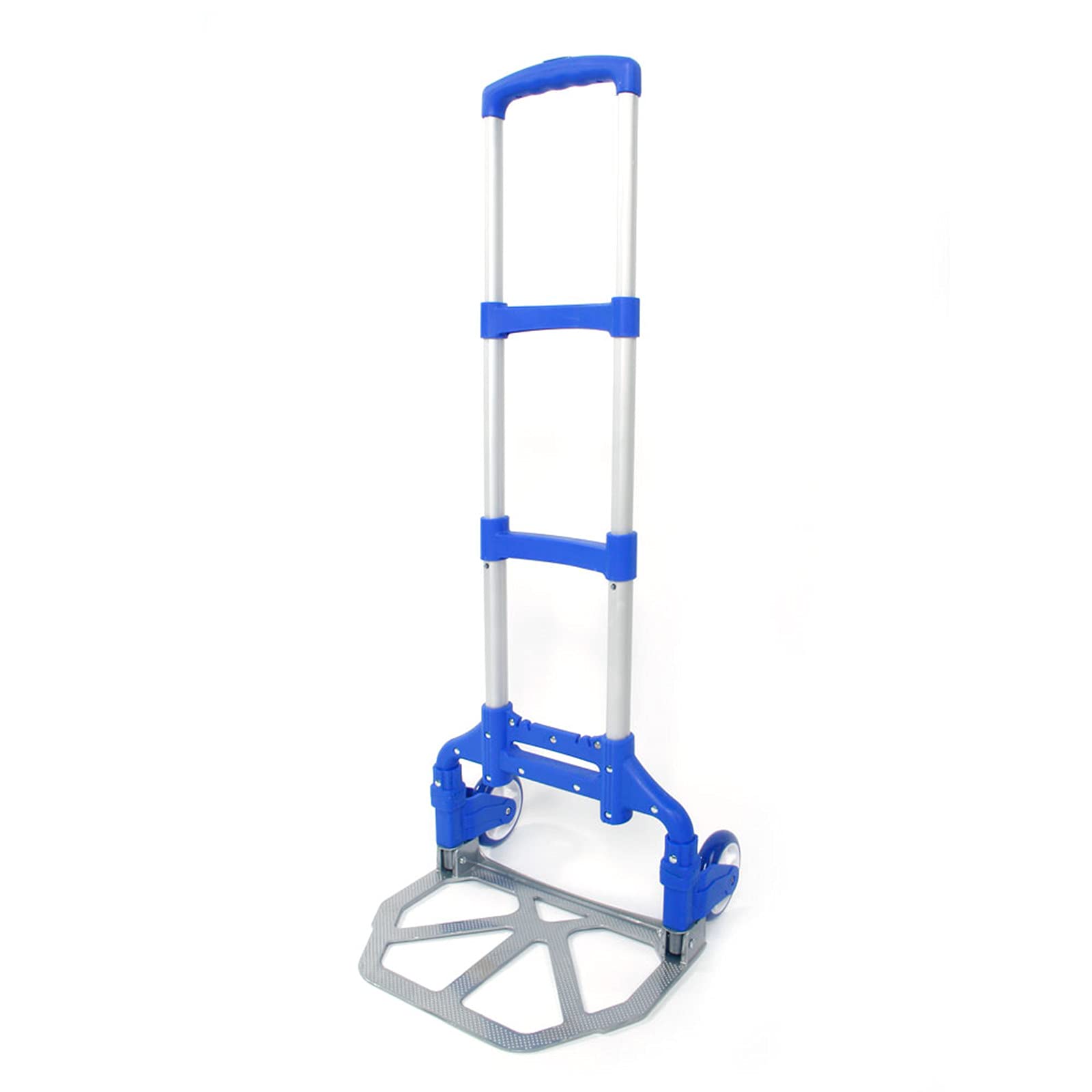 Trlec gt4-ly and Durable Portable Folding Collapsible Aluminum Cart Push Truck Trolley Blue