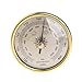 YUZI Termometr, 72 mm wiszący barometr ścienny 1070 hPa złoty kolor okrągła tarcza powietrzna stacja pogodowa