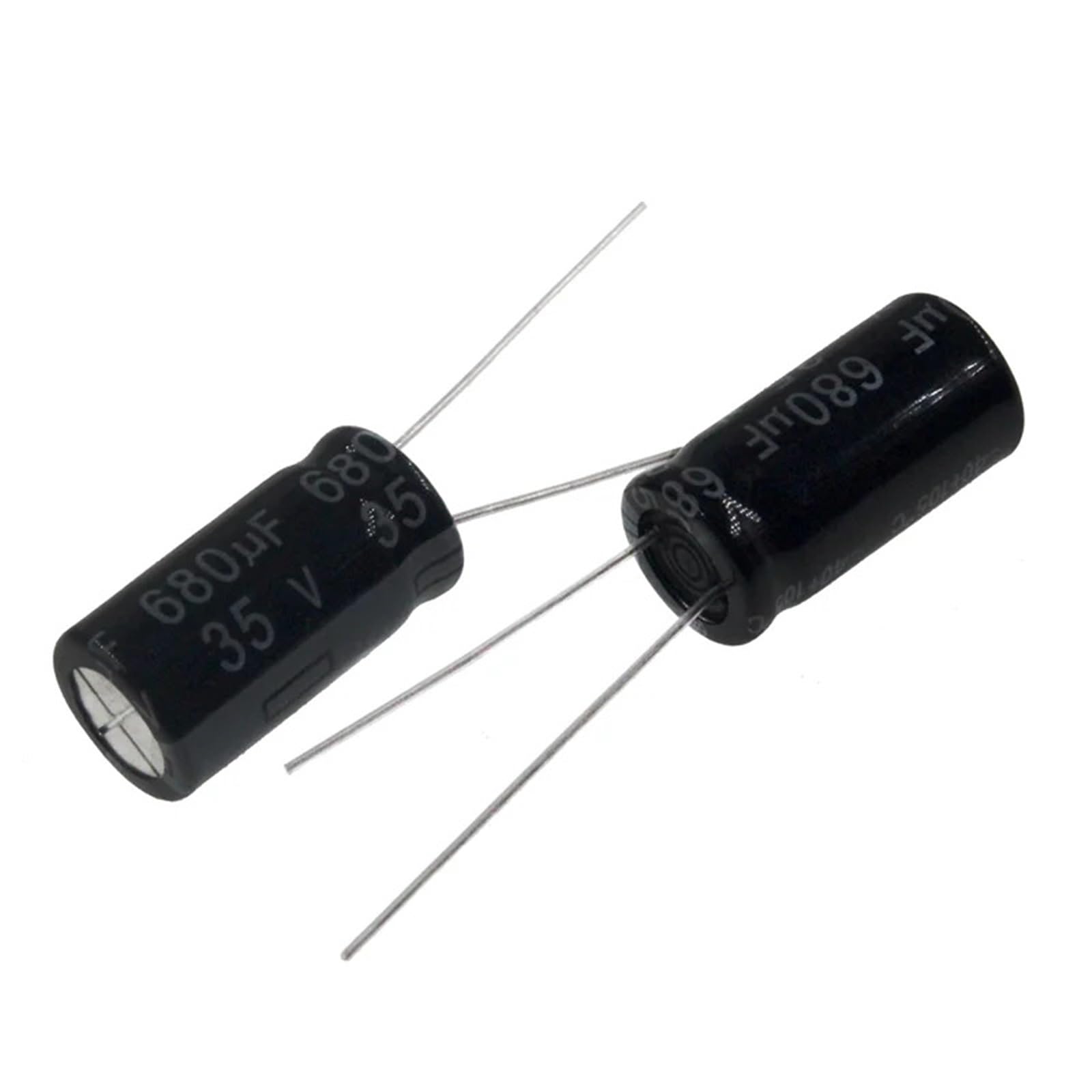 4 Condensatori Elettrolitici CX 680uF 35V 10x16mm - Radiali A Through Hole