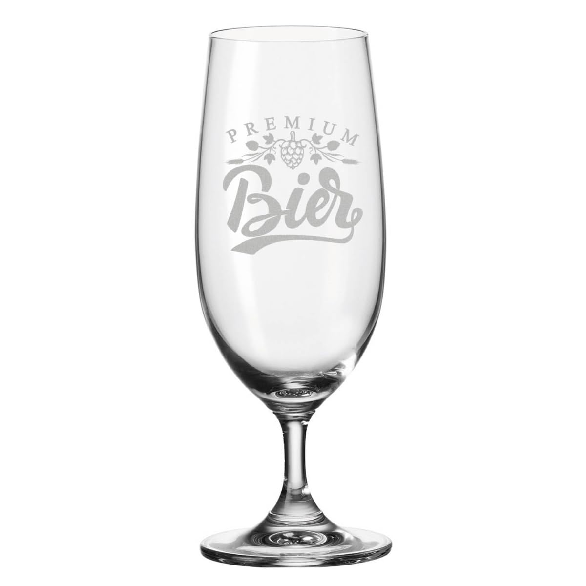 Leonardo Bicchiere da birra con incisione – Re Birra V2 – Tulipano come regalo per papà – Idea regalo per uomini per compleanno – Regali per papà – 280 ml