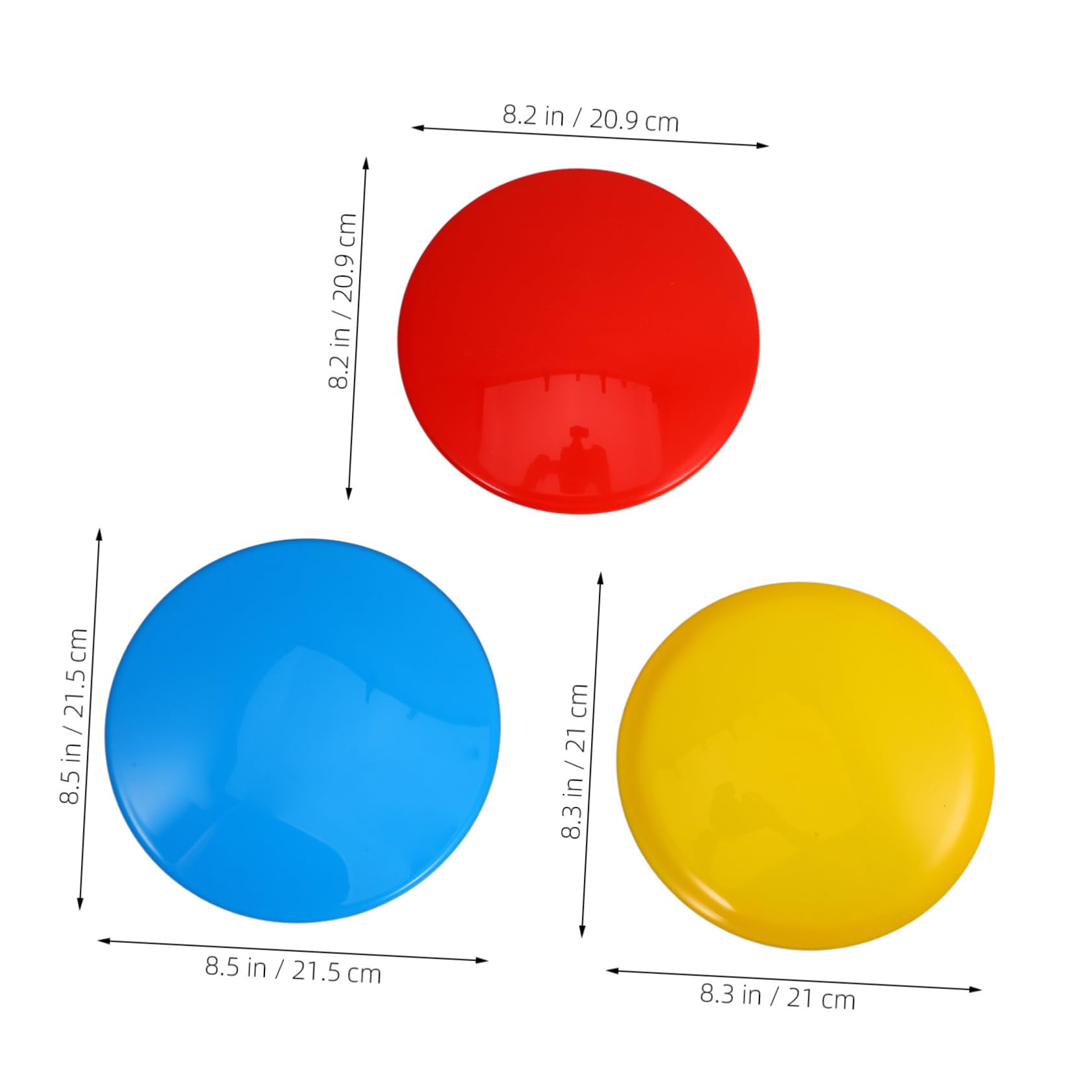 TOYANDONA Custom Disc Golf Discs Set Golf Discs 6pcs Practice Discs Bright Design for Beginners Advanced Players