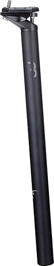 BBB Cycling Unisex Adult Bicycle Adjustable Seat Post TopPost 31.6 mm 400 mm Cycling MTB Mountain Bike E-Bike Urban Cycling Aluminium Seat Post BSP-15, Black