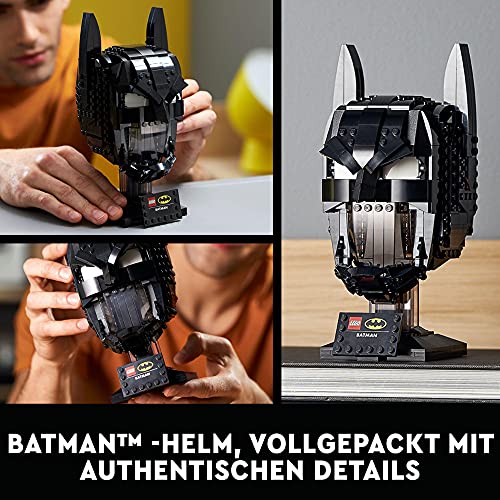 LEGO 76182 DC Batman Helm Bauset für Erwachsene, Modellbausatz, Fanartikel, Geschenkidee für Sammler – Bild 4