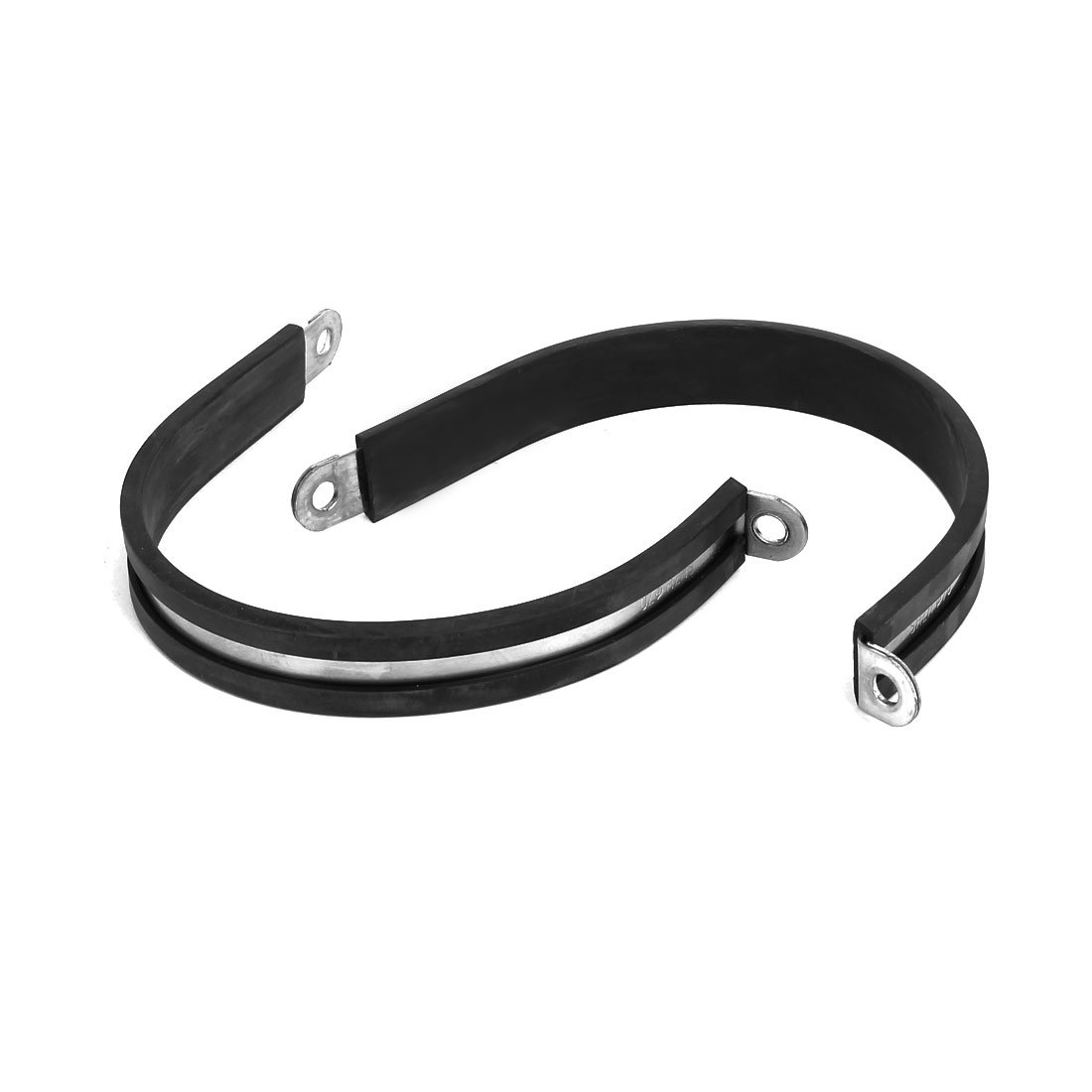 Aexit 70mm Dia fastener EPDM Rubber Lined P Clips Cable Hose Pipe Clamps Holder 5pcs Model:24as642qo774