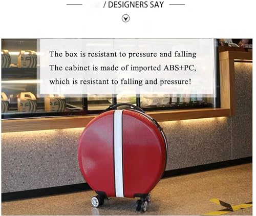 Luggage Suitcase Set 2-Piece Round Carry-on Suitcase with Password Lock - 18 In Trolley Suitcase for Travel - Durable & Stylish Suitcases4