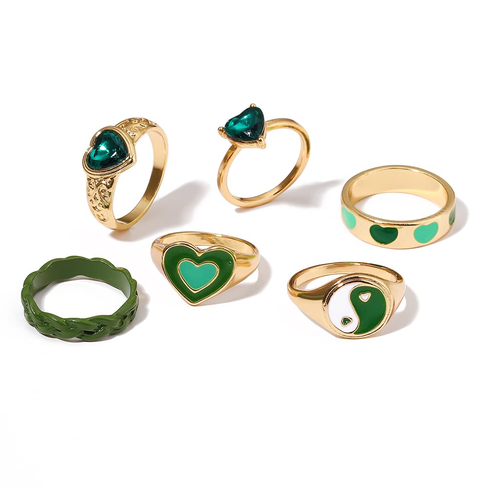 Shining Diva Fashion Latest Stylish Y2k Aesthetic Metal Chunky Finger Ring for Women and Girls (rrsd14210r) Set of 6 (B0B53NHG9M) Amazon Price History, Amazon Price Tracker