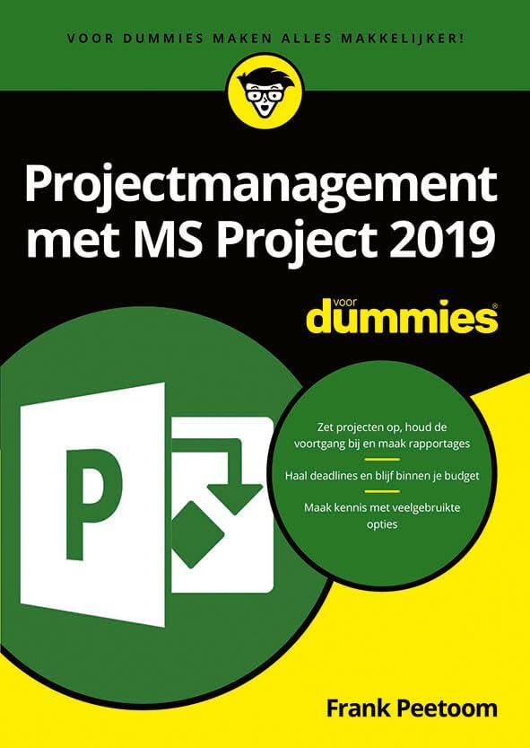 Projectmanagement met MS Project 2019 voor dummies