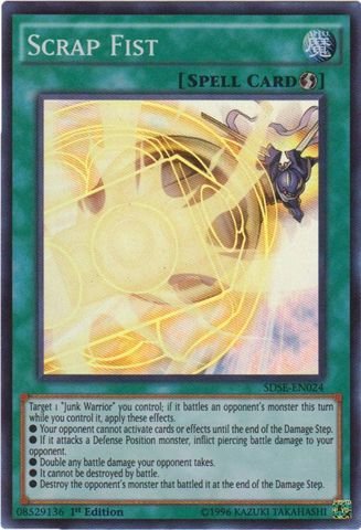 Amazon.com: YU-GI-OH! - Scrap Fist (SDSE-EN024) - Structure Deck: Synchron  Extreme - 1st Edition