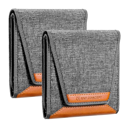 K&F Concept Filtertasche mit 3 Taschen, für 67-82mm Digitalkamera-/Camcorderfilter Filter Taschen (2*M(Zweierpack)) K&F Concept Filtertasche mit 3 Taschen, für 67-82mm Digitalkamera-/Camcorderfilter Filter Taschen (2*M(Zweierpack))
