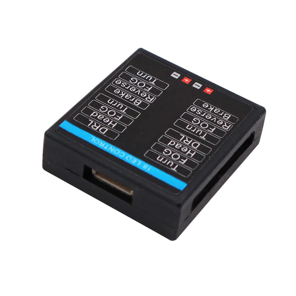 Grupo de Luces LED de Enlace de Control analógico de 14 Luces para 1:10 y 8 RC Car