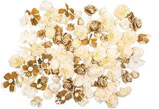 Sola Wood Flowers Mini Random Assortment - 150 pcs, Artificial Flowers for Decoration, Flower Bouquets, Centerpieces and DIY Home Decor