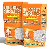  Edulcorante Sucralosa Granulado 400gr 100% Natural 0% Calorías DulciLight  Sustituto de azúcar  400gr = 4kg Azúcar  Elección ideal para una vida más saludable  DulciLight Endulza Tu Vida