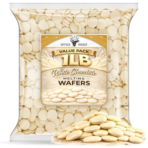 White Chocolate Melting Wafers | 1 Lb Bulk Value Pack | – Smooth Candy Coating For Dipping, Molding, Cake Pops, Strawberries, Pretzels & Dessert Decorating