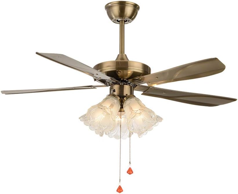 ventilatore a soffitto per camera da letto in bronzo