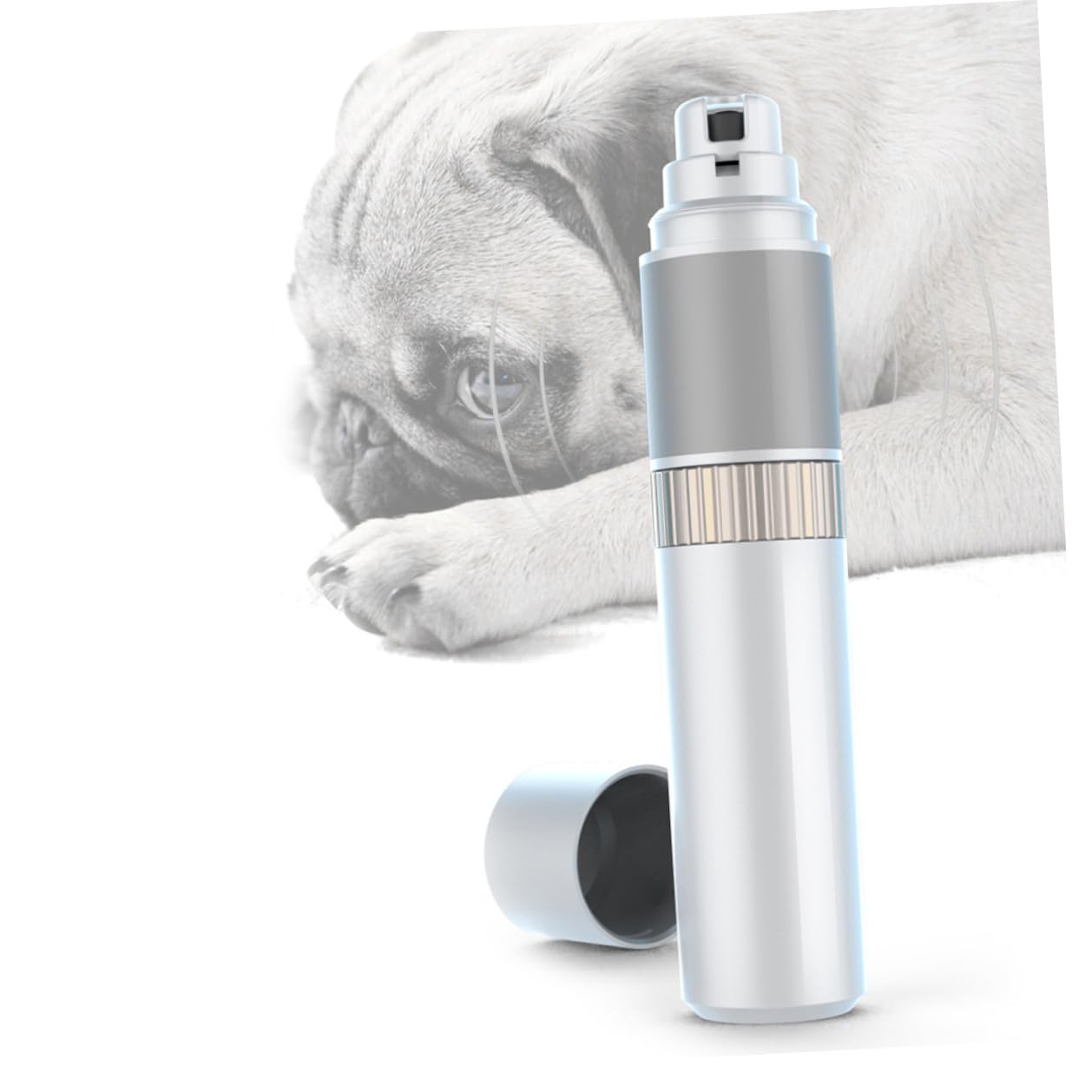 Lurrose Elektrischer Nagelschleifer für Haustiere mit Ergonomischem Design und Leiser Funktion Abs PC Pa Material 3,7v 2000mah für Katzen und Hunde