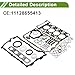 HOPESPANNER 11128655413 11120308857 Engine Cylinder Head Gasket Kit for BMW E46 E87 318i 120i N42 N46 Engine Valve Gasket Set Rubber 1 Set