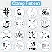 JONZIN Personalized Golf Ball Stamp Marker Custom with Logo Monogram Golf Ball Quick-Dry Permanent Waterproof Ink, Reusable Golf Ball Stamper Gift for Men Golfer Dad Husband, Golf Balls Stamp