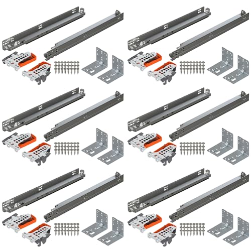 Blum Tandem Plus BLUMOTION 21-Inch Undermount Kit, 6 Pack