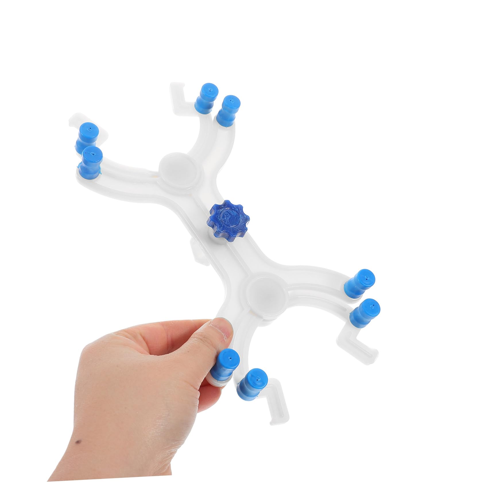 Pinza Regolabile Plastica Per Burette e Becher Clip Butterfly Doppia Per Supporto Laboratorio Accessorio Versatile Per Esperimenti Chimici