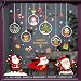 Viilich 15 Hojas de Pegatinas estáticas de Doble Cara para Ventana de Papá Noel,árbol de Navidad,Copo de Nieve,para Ventana, Impermeables,Reutilizables,para decoración de Ventana,30 x 20 cm