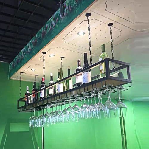 Étagère murale flottante pour bouteilles de vin support mural spiritueux - 5