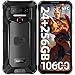 OUKITEL WP23 Plus Téléphone Portable Incassable 2025-24GO RAM+256GO ROM/1TO, Smartphone Incassable Batterie 10600mAh, Écran 6.52", Android 14 Telephone de Chantier Dual SIM/13MP/NFC/OTG/GPS - Noir