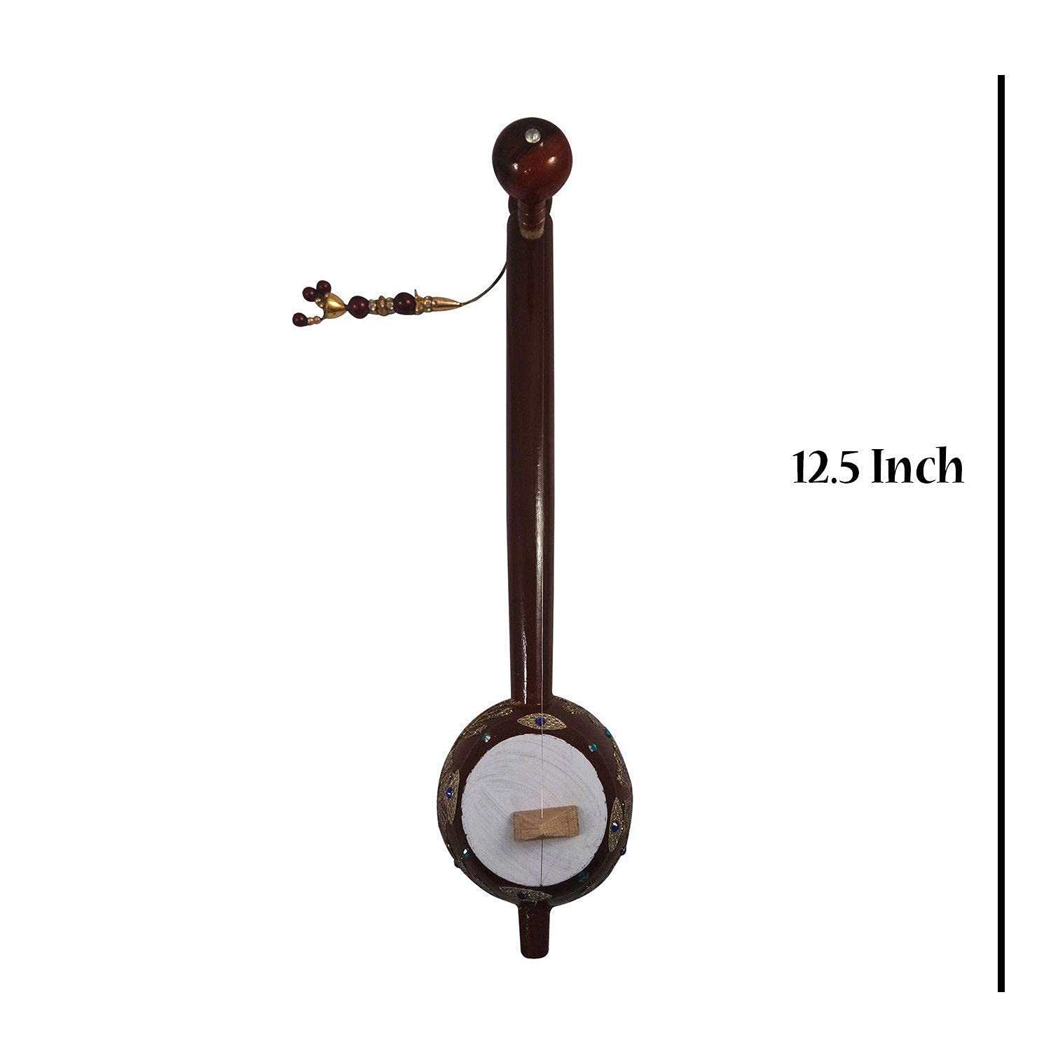 12.5" Wooden Ektara, Tumbi, Ikrara, 8 Years Kids, Student Ektara - Image 3 thumbnail