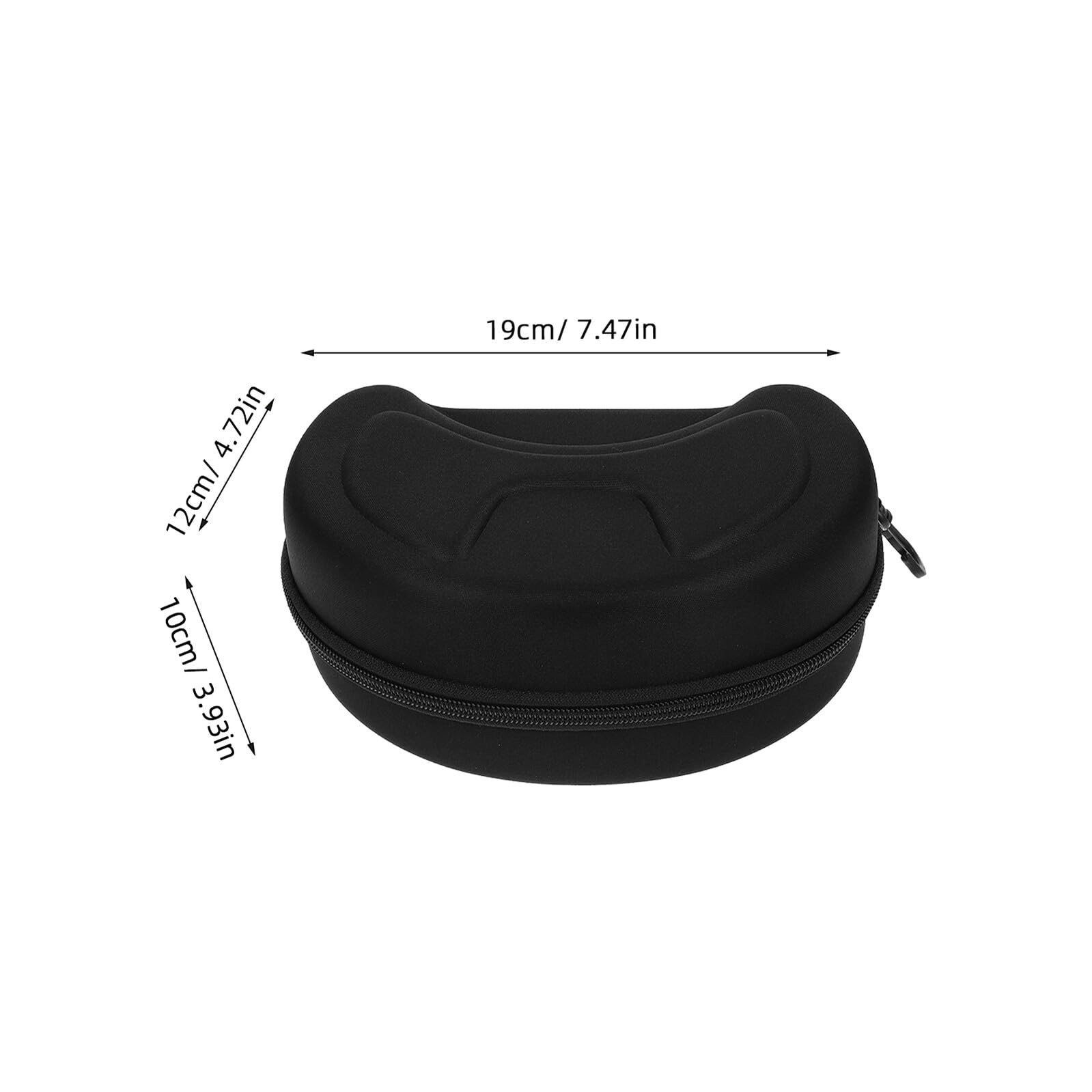 VALICLUD Borsa Per Occhiali Sunglasses Scatole Per Bicchieri Custodie Per Occhiali Custodia Rigida Per Occhiali Da Sole Display Contenitori Scatole Per Occhiali Da Neve Eva Black