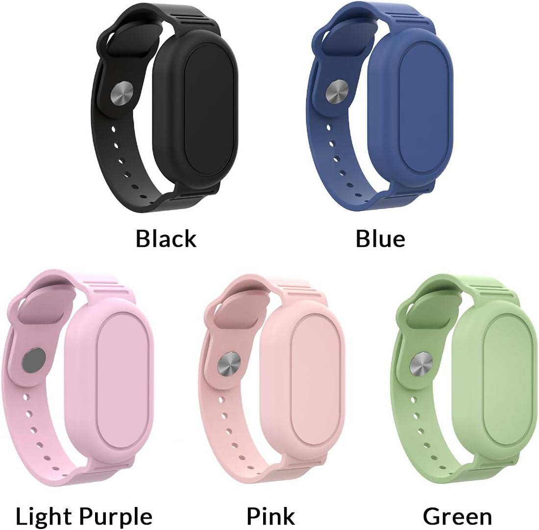 Custom Galaxy SmartTag2 Bracelet, Waterproof Silicone Wristband Holder, Adjustable GPS Tracker Case for Kids & Elderly - 5 Colors