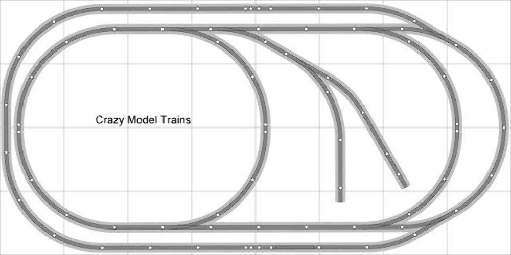 Buy Train Layout 005 Bachmann Ho Ez Track Nickel Silver 4 X 8 Train Set Online In Indonesia B01gmzb45g