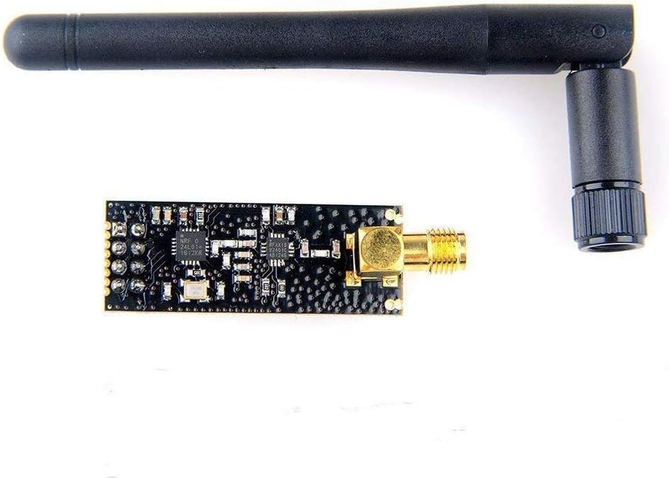 Image of NRF24L01+PA+LNA Wireless RF Transceiver Module Long Range 1100M with SMA Antenna 2-Pack for UNO and Rduino Wireless Communication Projects 2.4GHz 2Mbps Low Power Signal Amplifier