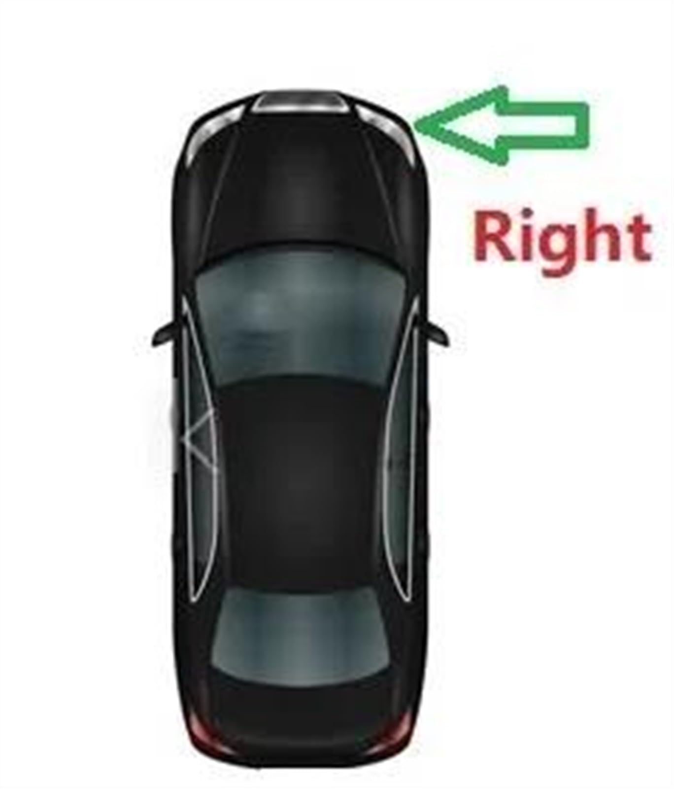 Copriobiettivo Faro Auto Compatibile con Mini per Cooper R56 2007-2012 2013 2014 2015 Copertura Faro Sinistro Destro Copertura Lente Faro Paralume 63127270023 63127270024 1305630537(Right)