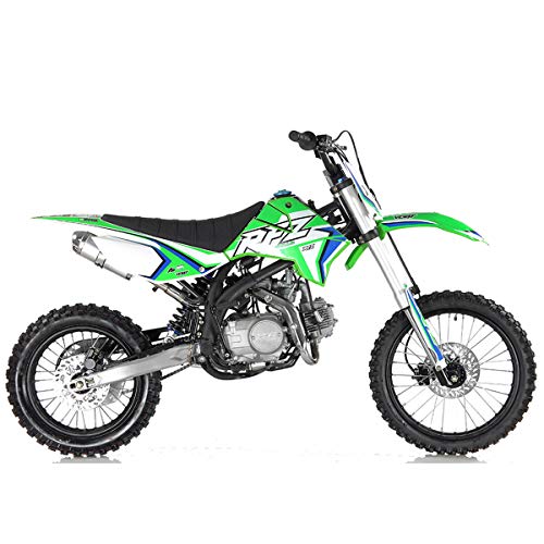 Image of HHH DB X18 125CC Dirtbike Apollo RFZ Racing Gas Dirt Bike with Twin Spare Heave Duty Steel Frame Big Tires 17 /14 inch 4 Speed Dirtbike for Youth Adult Vitacci Dirtbike