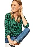 Cecil Bluse mit 3/4 Arm und Zebra Muster sowie Gummibund am Armabschluss