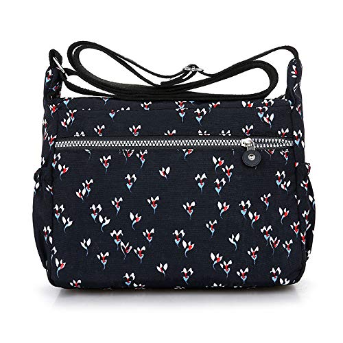 Image of Single shoulder Messenger Crossbody Bag Nylon Purse Satchel Travel Women Lady Fashion Top Handle