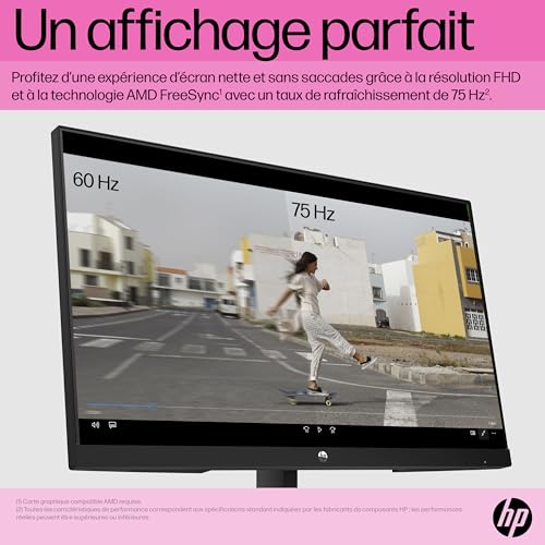 HP V24ie G5 écran PC 23,8" Full HD IPS 75Hz - photo 5