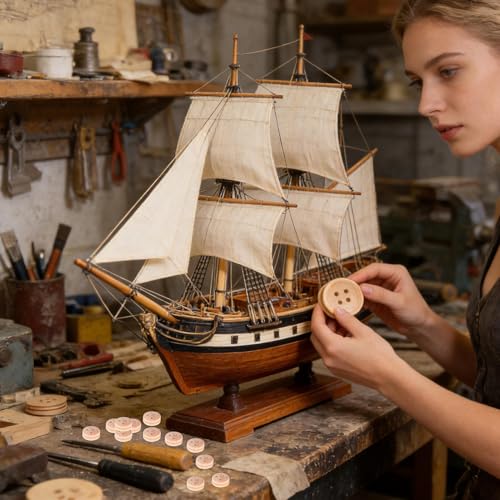 Genérico Kit De Polea De Modelo De De Madera -, 0,31 Pulgadas De Precisión, Velero, Velero De Bricolaje | Accesorio De Aparejo para Construcción De Maquetas, Manualidades, Proyectos De Pasatiempos - imagen 2