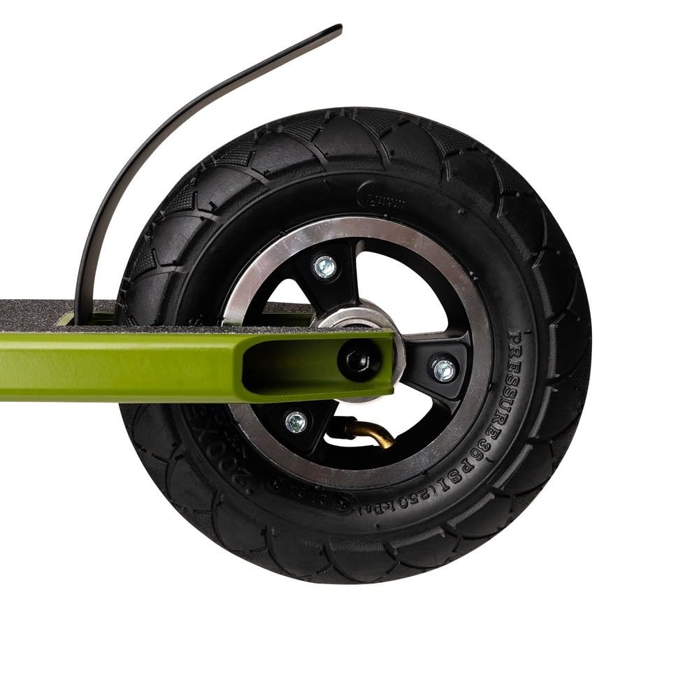NKD Patinete de Acrobacias Bullit Dirt | Ruedas inflables de 200 mm | Aluminio 6061 Resistente | Diseñado para durar con rodamientos ABEC-9 | Manillar de 360°