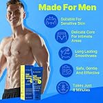 Hair Removal Cream for Men and Women: Sensitive Depilatory Cream for Intimate/Pubic Areas, Body, Legs, Chest, and Underarms, Easy & Painless, Gentle Formula for All Skin Type, 120ml - Image 2