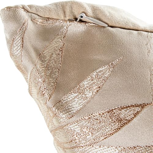 Coussin de qualité 50x30 cm crème 100% polyester aux finitions soignées - 6