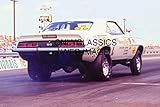 1969 Bill Jenkins Chevrolet Camaro SS PRO Stock Drag Racing Burnout Photo NHRA