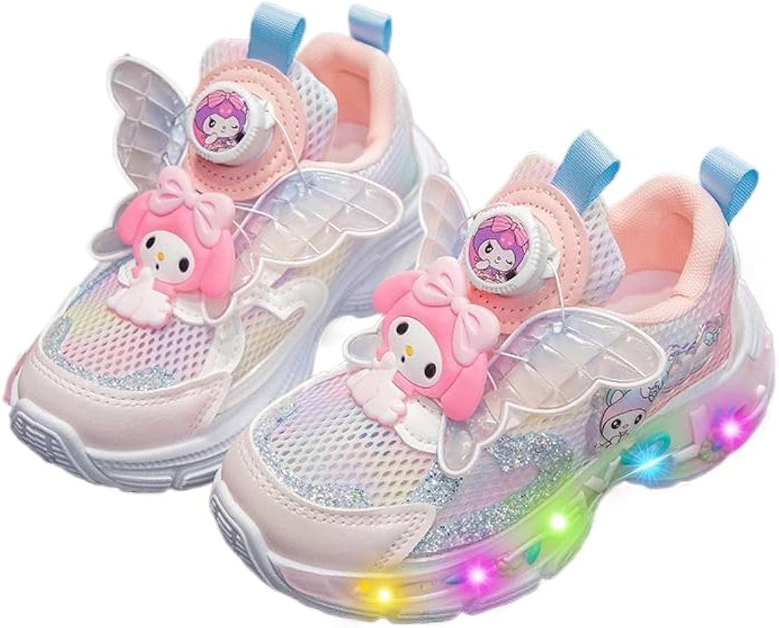 Amazon.co.jp: クロミ ちゃん キッズ スニーカー 光る 運動靴 通学靴