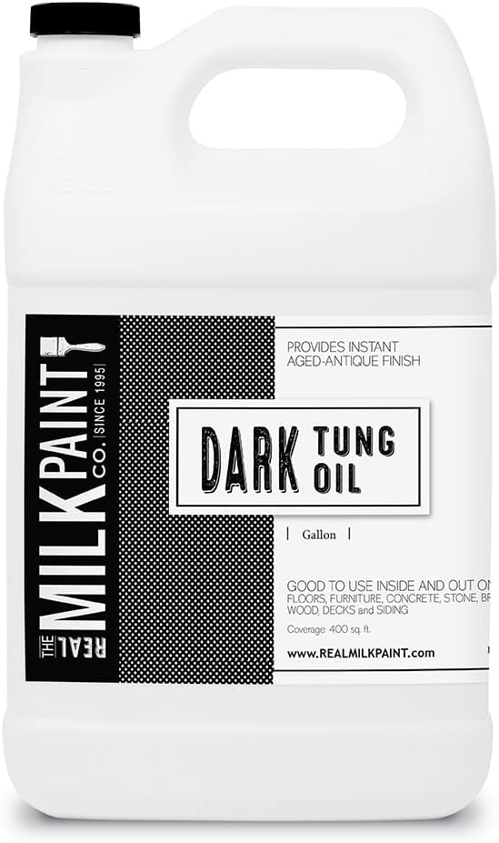 Real Milk Paint, Dark Tung Oil for Wood Finishing, Cutting