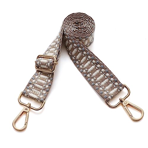 Image of S-Jacorry Purse Strap Replacement Crossbody Wide Shoulder Strap Adjustable Canvas Straps Handbag Strap Replacement Belts